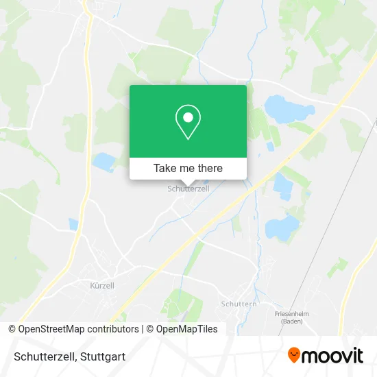 Schutterzell map