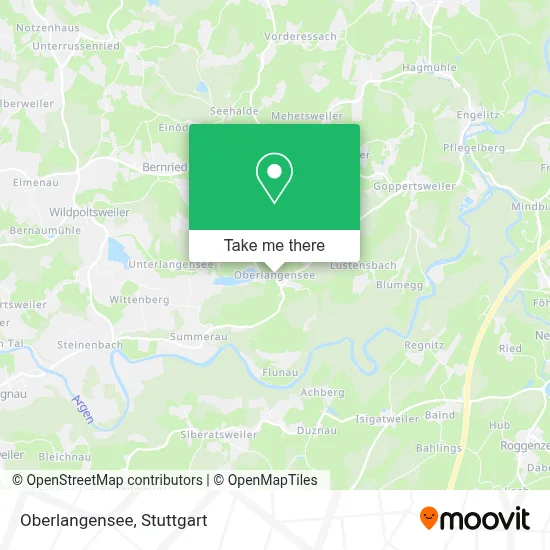 Oberlangensee map