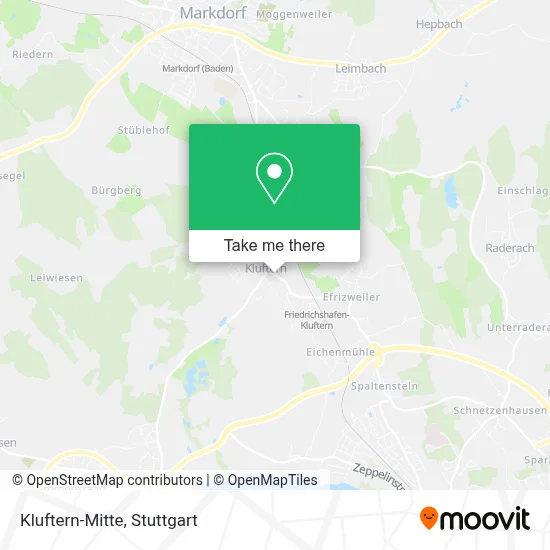 Kluftern-Mitte map