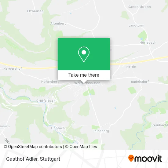 Gasthof Adler map