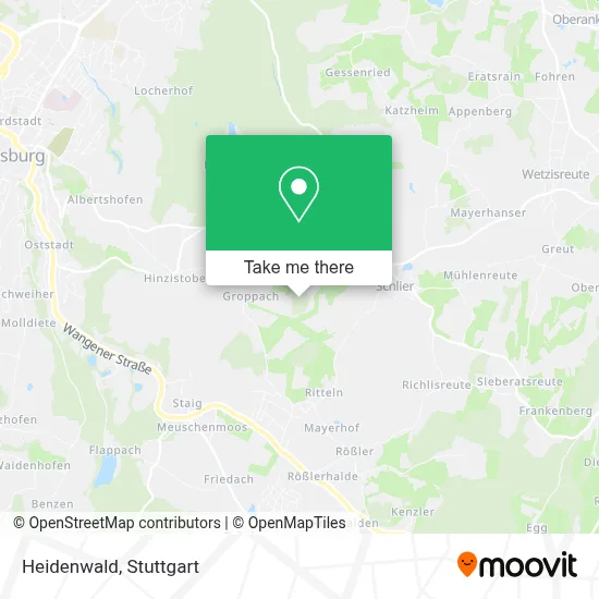 Heidenwald map