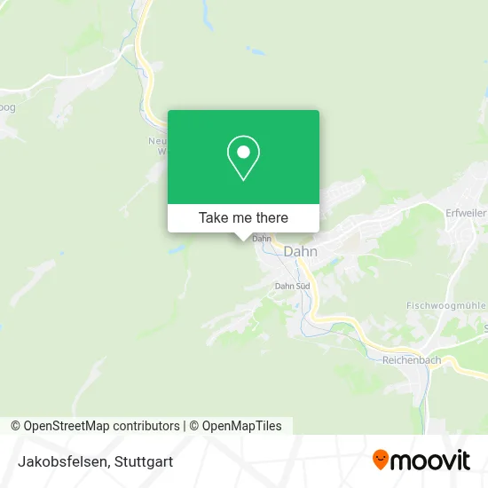 Jakobsfelsen map