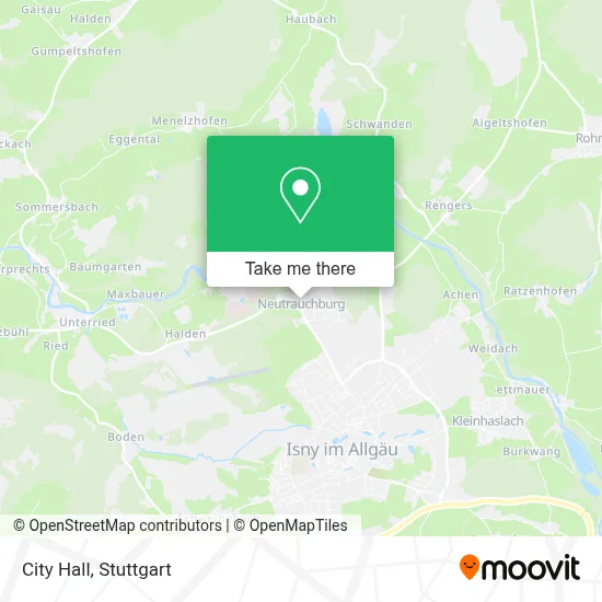Rathaus map