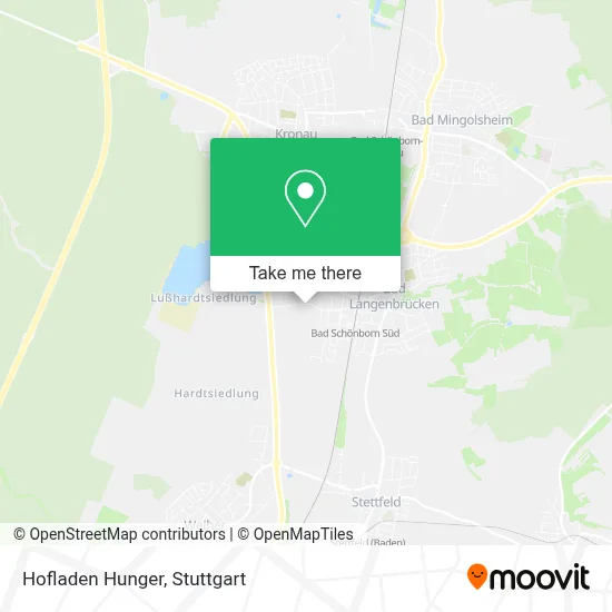 Hofladen Hunger map