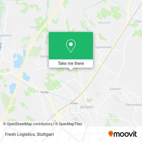 Fresh Logistics map