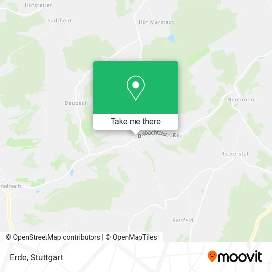 Erde map