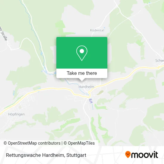 Rettungswache Hardheim map