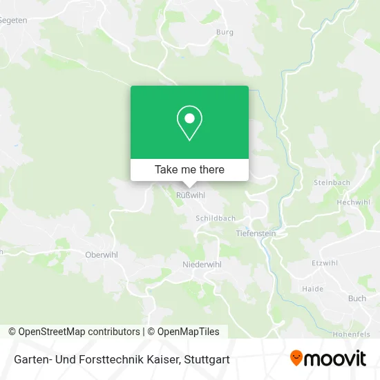 Garten- Und Forsttechnik Kaiser map