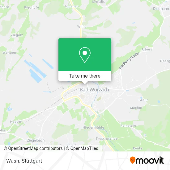 Wash map