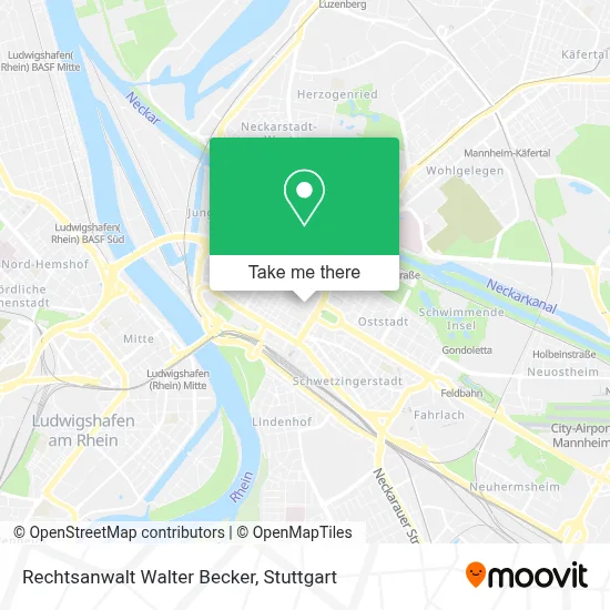 Rechtsanwalt Walter Becker map