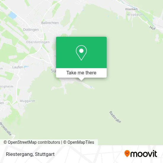 Riestergang map