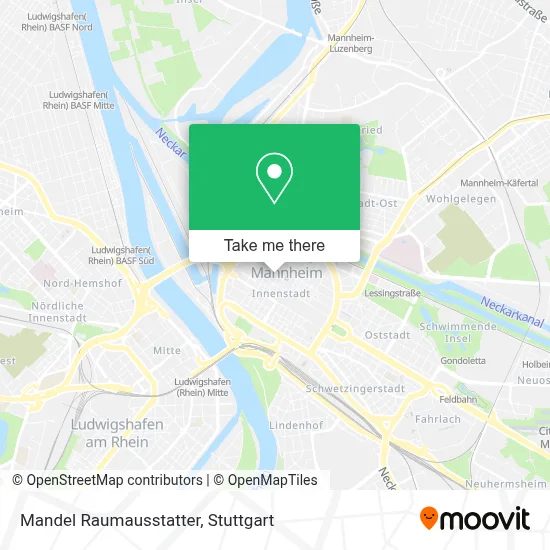 Mandel Raumausstatter map