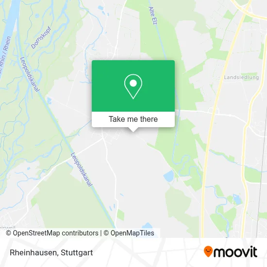 Rheinhausen map