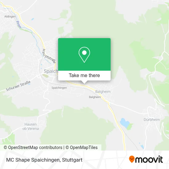 MC Shape Spaichingen map