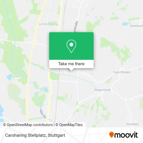 Carsharing Stellplatz map