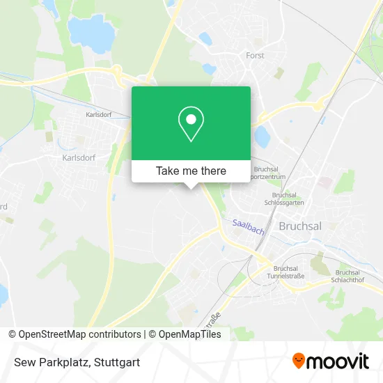 Sew Parkplatz map