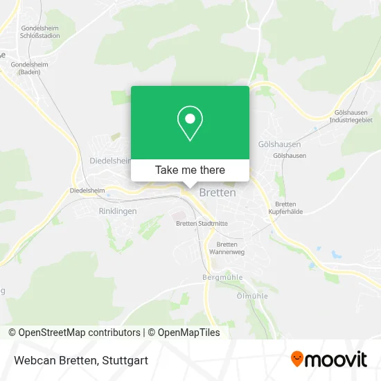 Webcan Bretten map