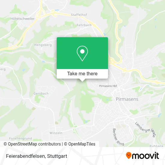 Feierabendfelsen map