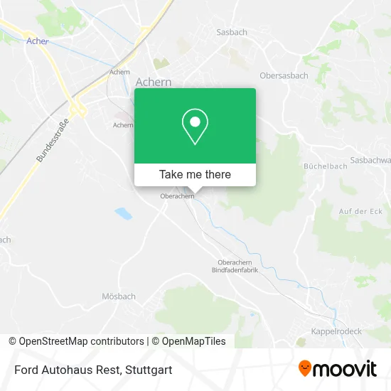 Ford Autohaus Rest map