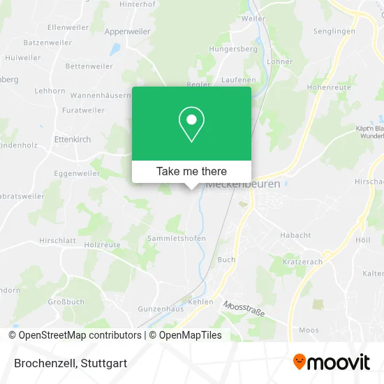 Brochenzell map
