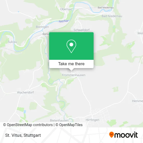St. Vitus map