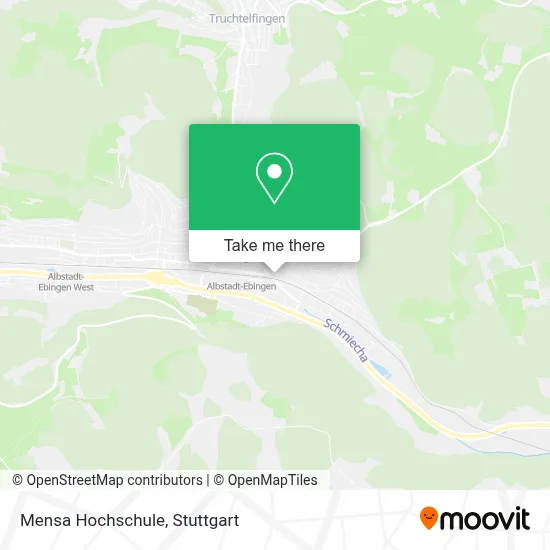 Mensa Hochschule map