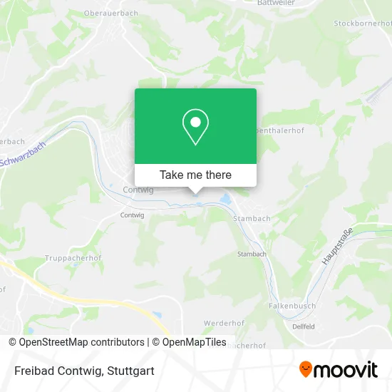 Freibad Contwig map