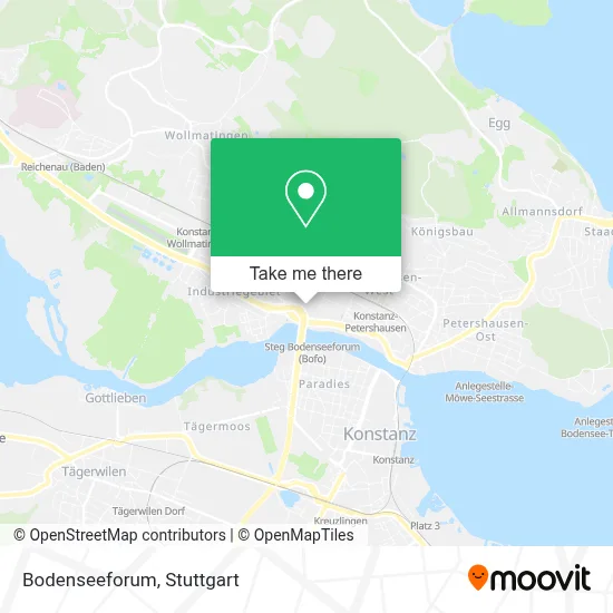 Bodenseeforum map