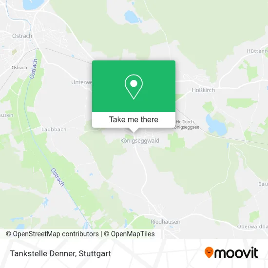 Tankstelle Denner map