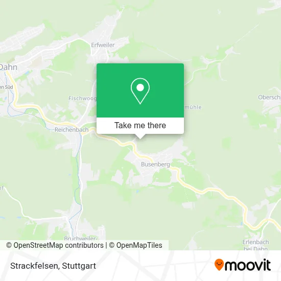 Strackfelsen map
