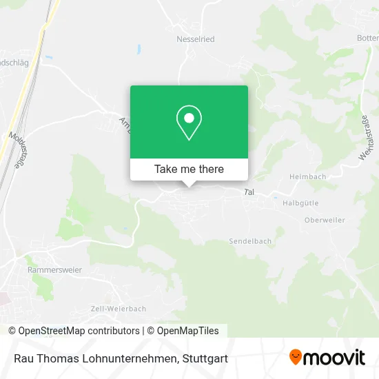 Rau Thomas Lohnunternehmen map