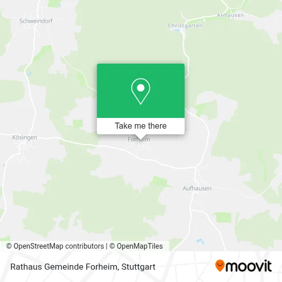 Rathaus Gemeinde Forheim map