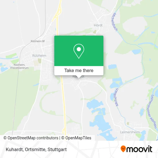 Kuhardt, Ortsmitte map