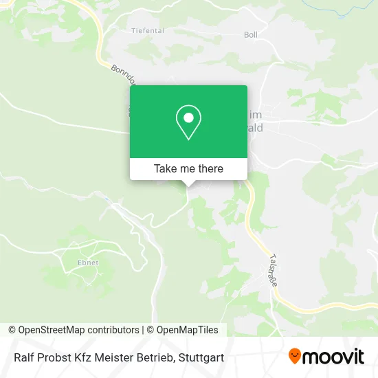 Ralf Probst Kfz Meister Betrieb map