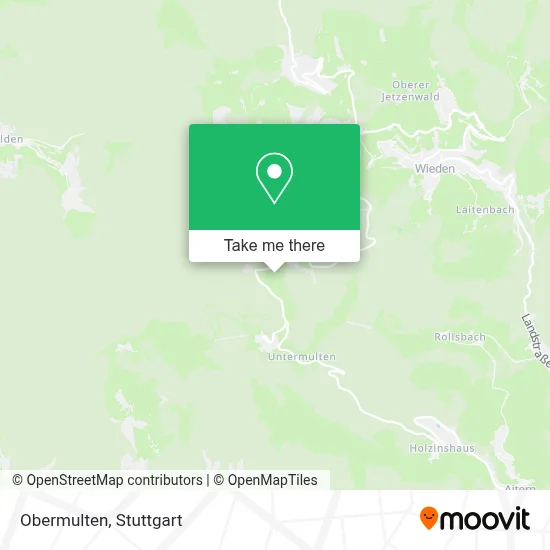 Obermulten map