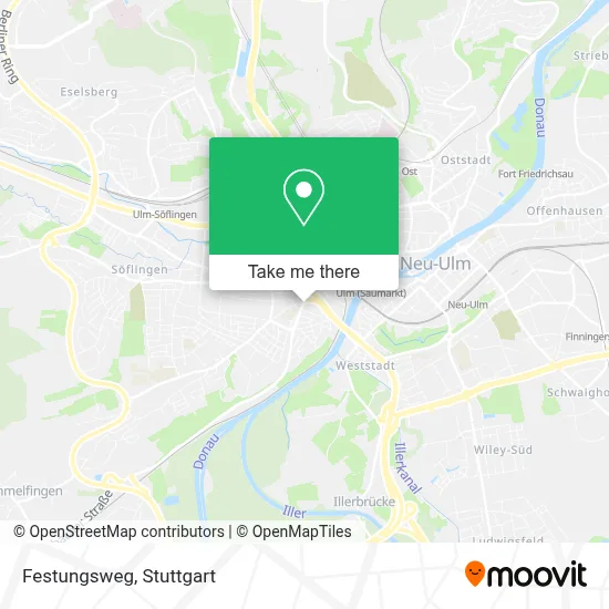 Festungsweg map