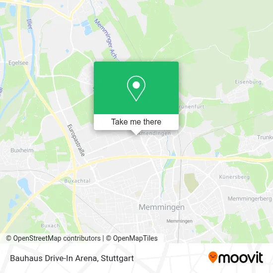 Bauhaus Drive-In Arena map