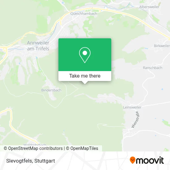 Slevogtfels map