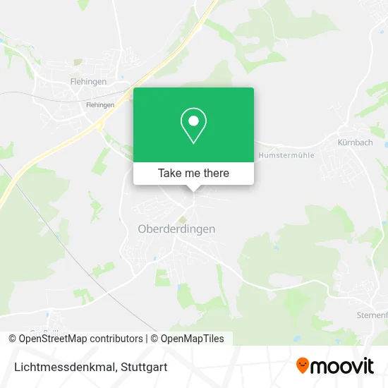 Lichtmessdenkmal map