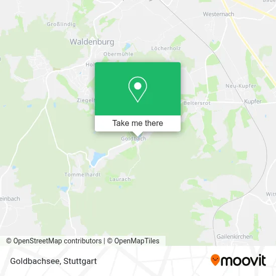 Goldbachsee map