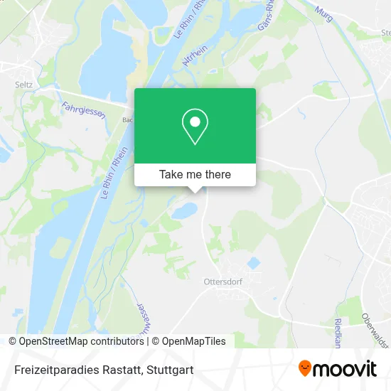 Freizeitparadies Rastatt map