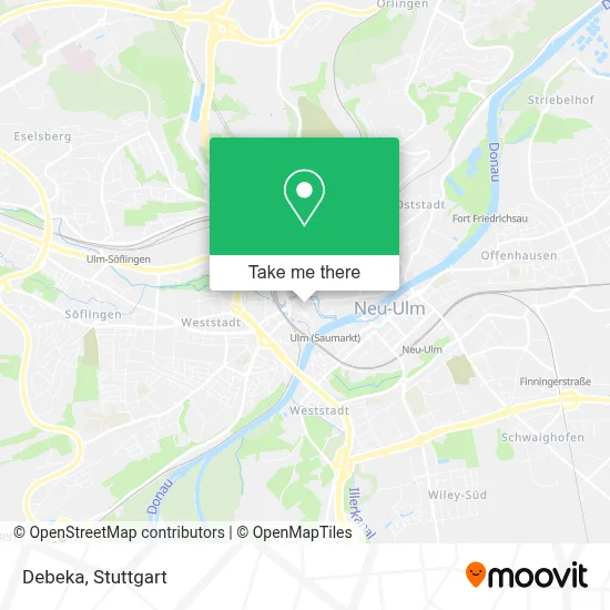 Debeka map