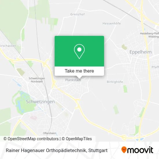 Rainer Hagenauer Orthopädietechnik map
