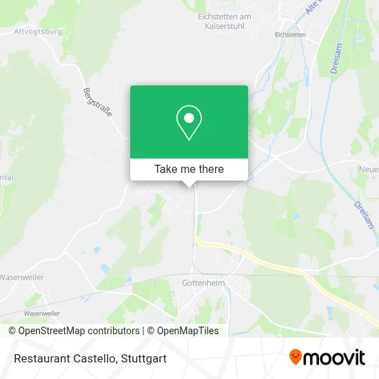 Restaurant Castello map