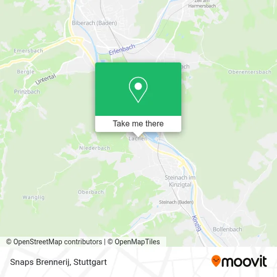 Snaps Brennerij map