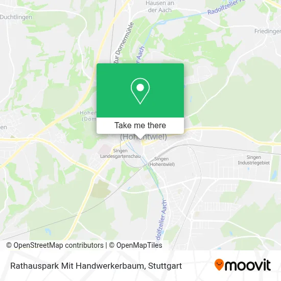 Rathauspark Mit Handwerkerbaum map