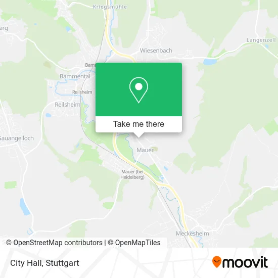 Rathaus map