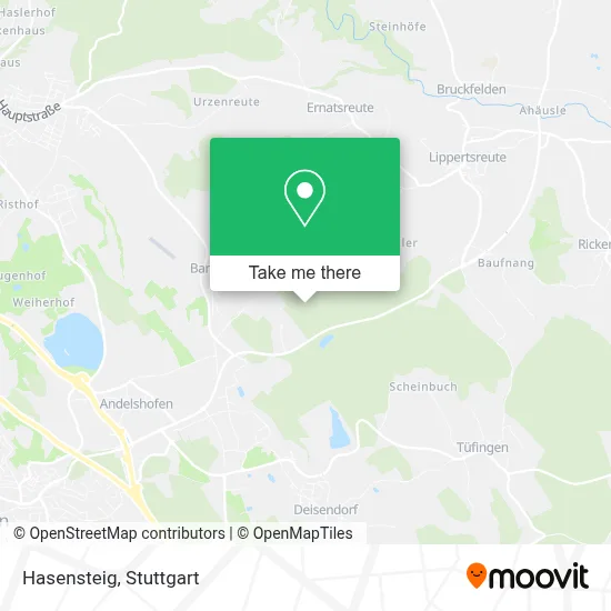 Hasensteig map