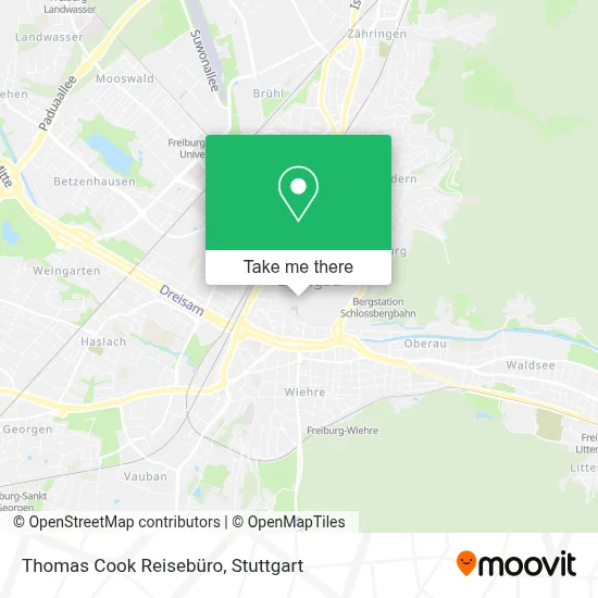 Thomas Cook Reisebüro map