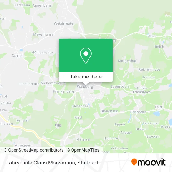Fahrschule Claus Moosmann map